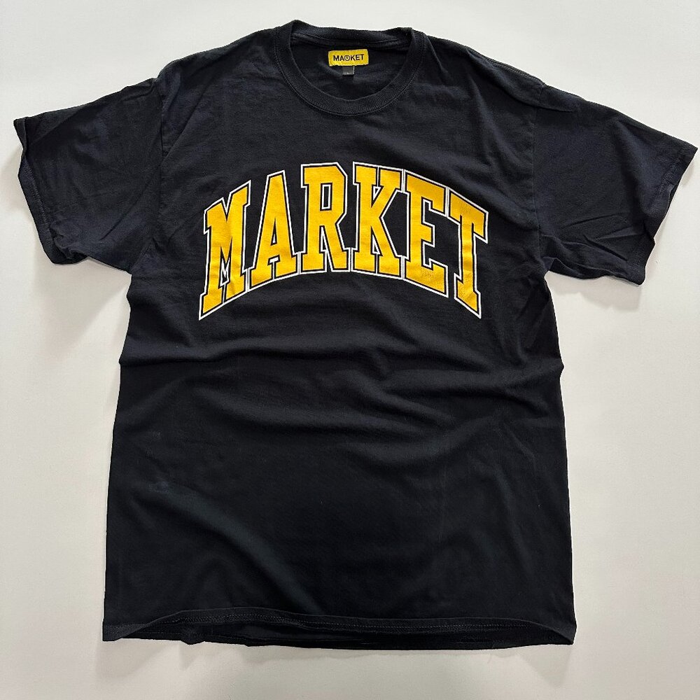Chinatown Market Vintage Black/Yellow Graphic T-Shirt Large